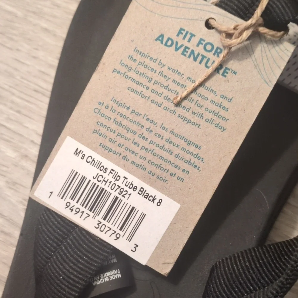 Chaco chillos flip tube size 8